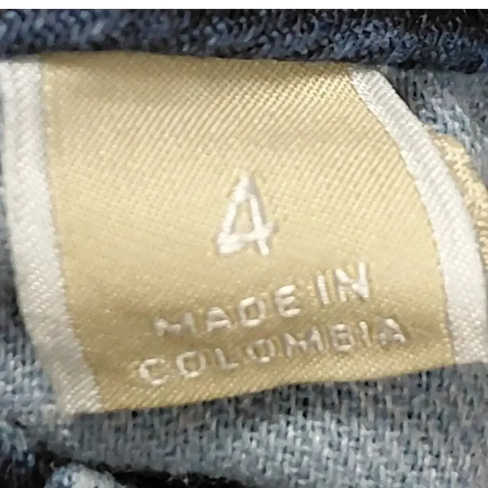 Michael Kors Blue Raw Hem Skinny Medium Wash Denim Jeans Women Size 4